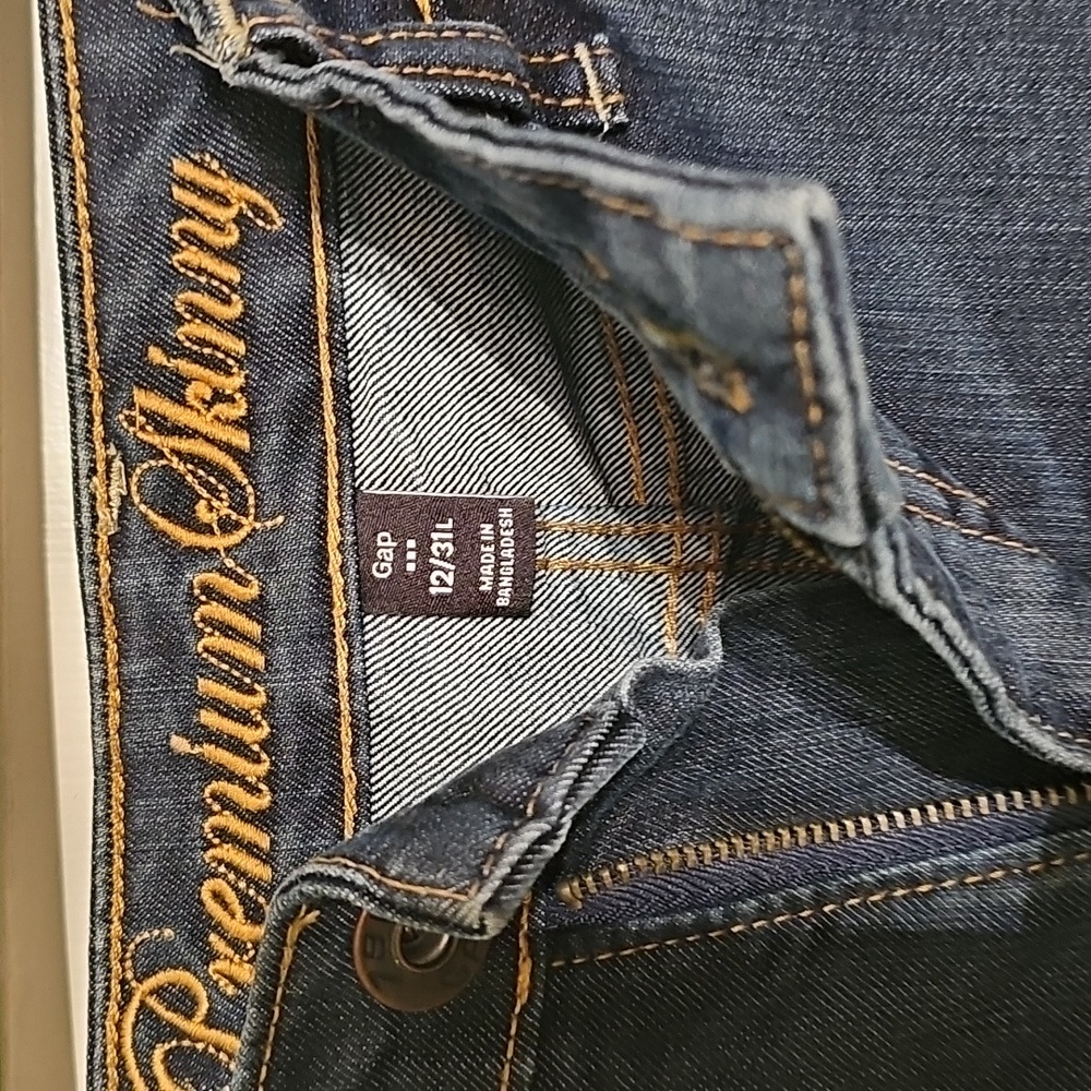 GAP Women's Skinny Jeans - Deep Blue 12/31 L